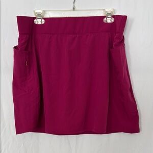 Magenta Skort with Pockets